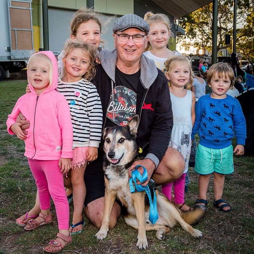 Jake and Family at Cherished Pets Movie Night