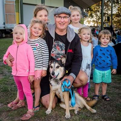 Jake and Family at Cherished Pets Movie Night